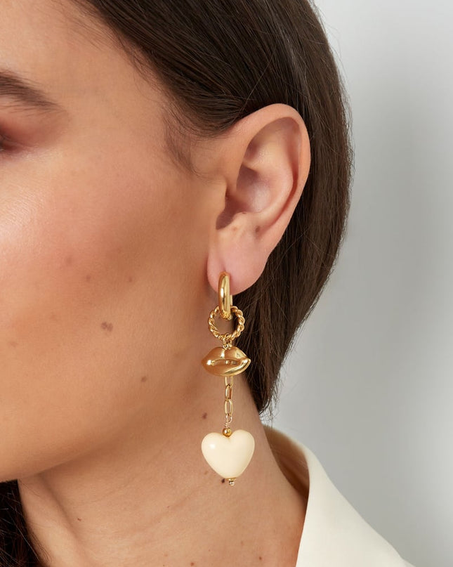 oorbellen love on the lips