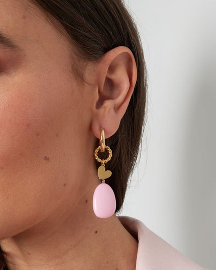 Oorbellen sea vibe -  lichtblauw