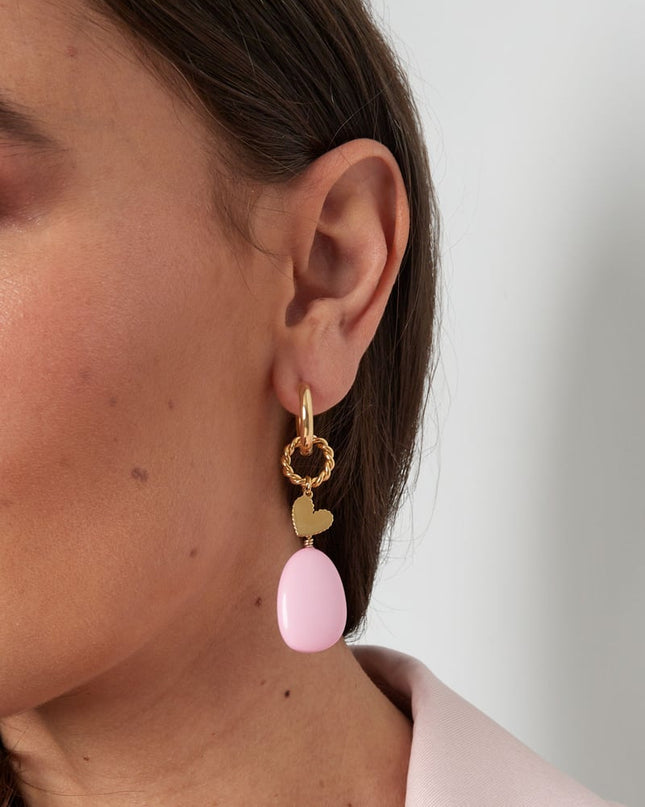 Oorbellen sea vibe -  lichtblauw