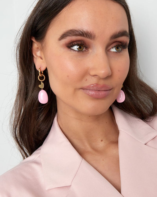 Oorbellen sea vibe -  lichtblauw