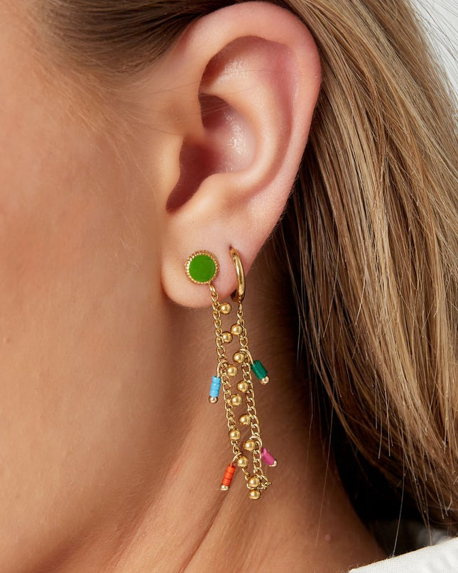 messy colors oorbellen