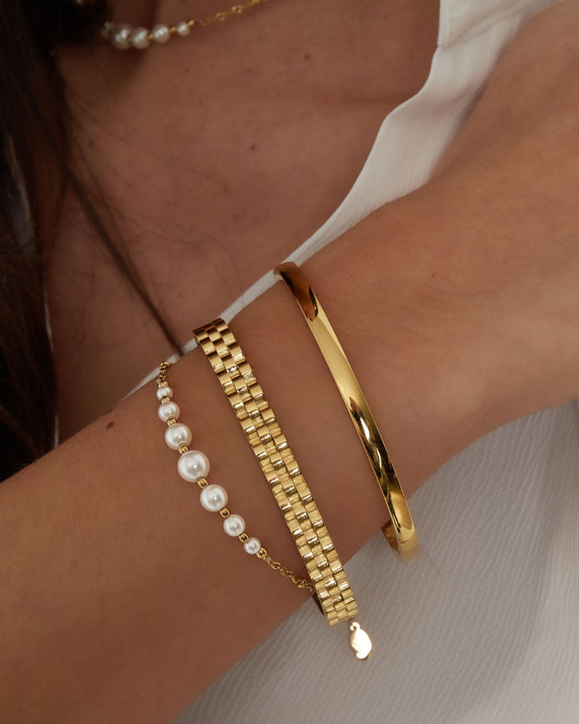 schakel bangle armband