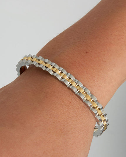 schakel bangle armband