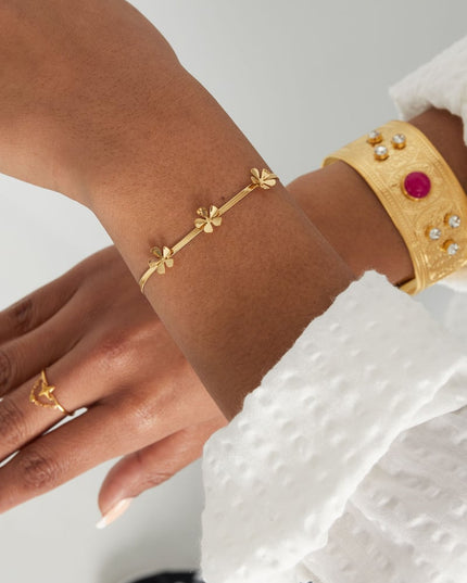 armband 3 basic bloemtjes