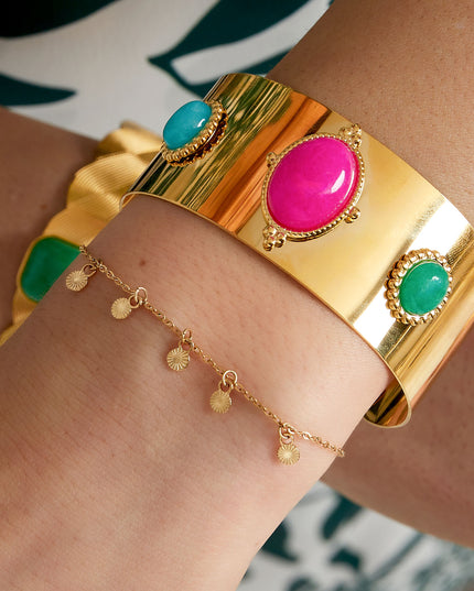 klassieke armband met ronde bedels