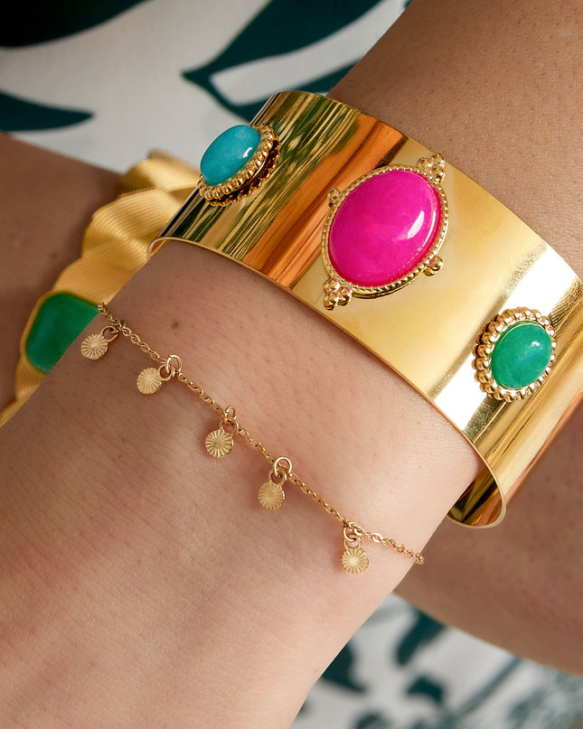 klassieke armband met ronde bedels