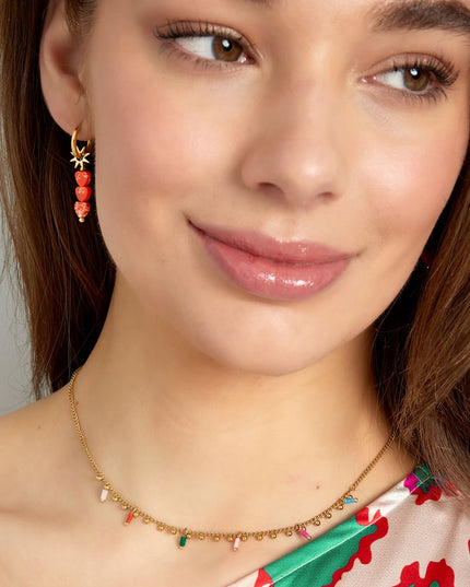 oorbellen triple hart ster