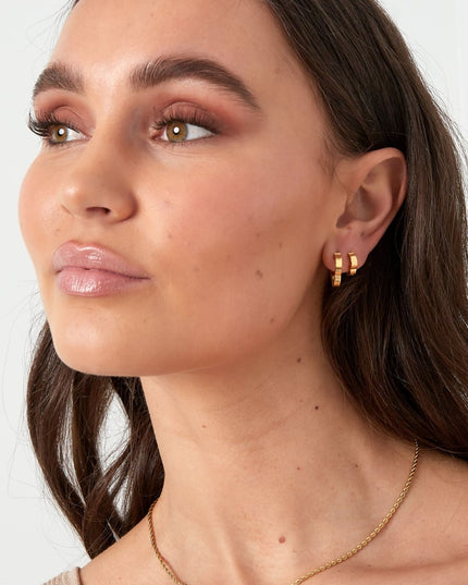 basic klaver oorbellen klein