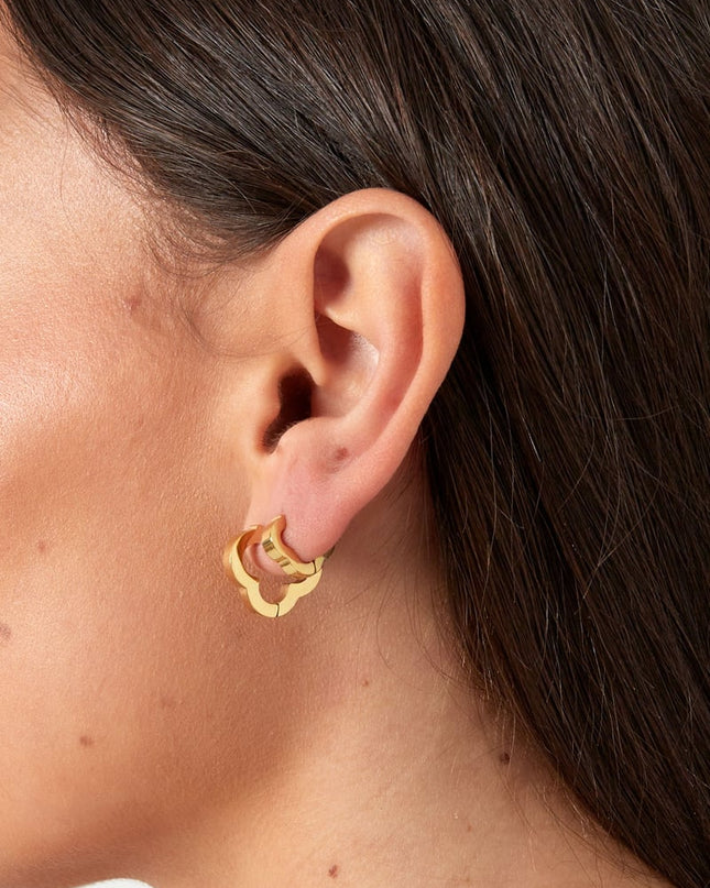 basic klaver oorbellen klein