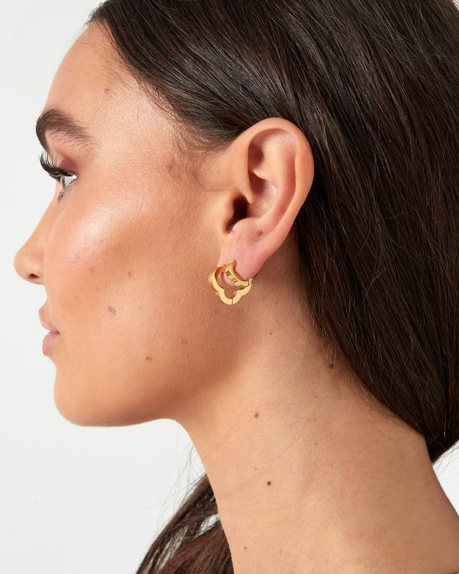 basic klaver oorbellen klein