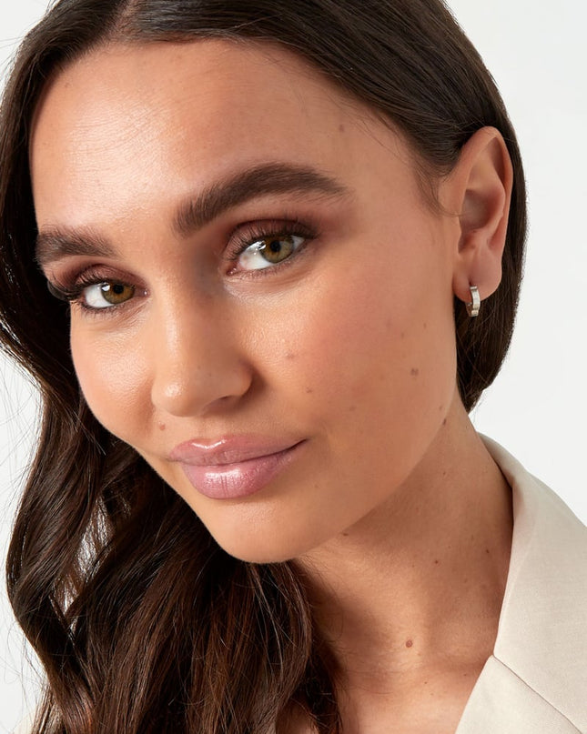 basic klaver oorbellen medium