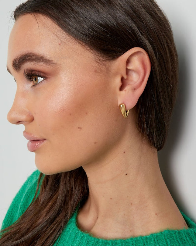 v-vorm oorbellen klein