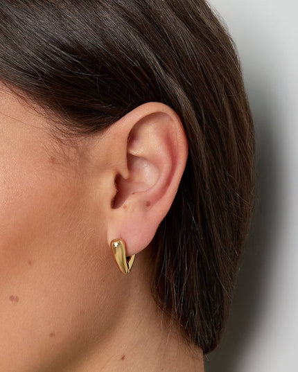 v-vorm oorbellen klein