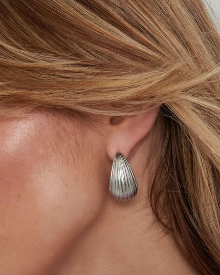 oorbellen druppel open structuur