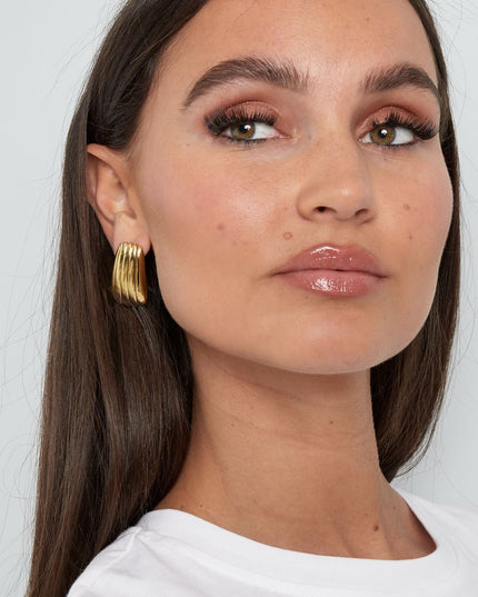 simpele streep oorbellen