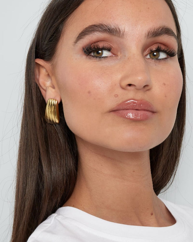 simpele streep oorbellen