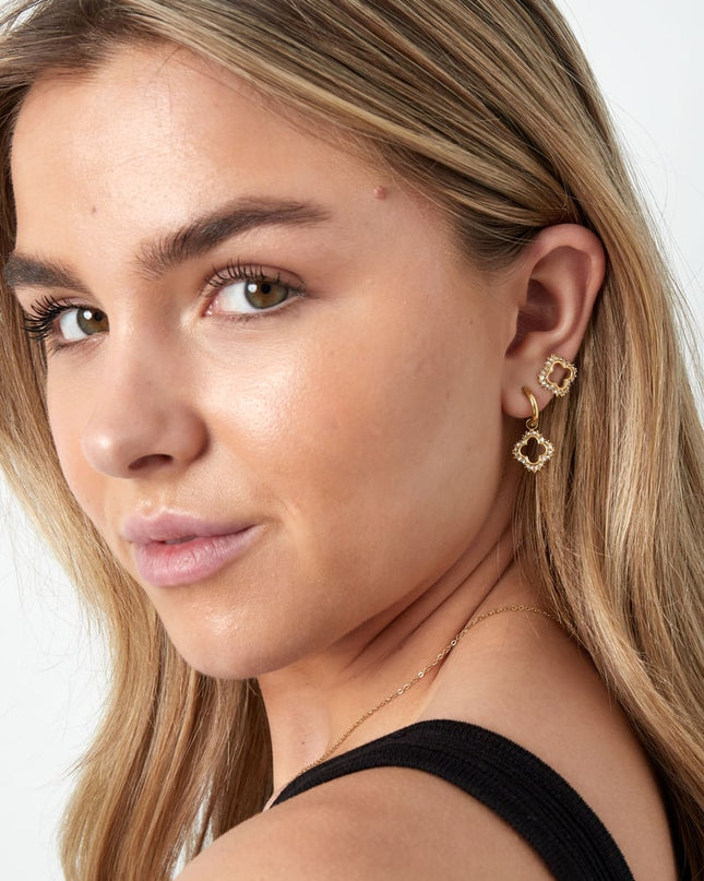 lucky diamond oorbellen