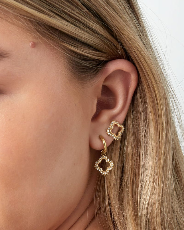 lucky diamond oorbellen