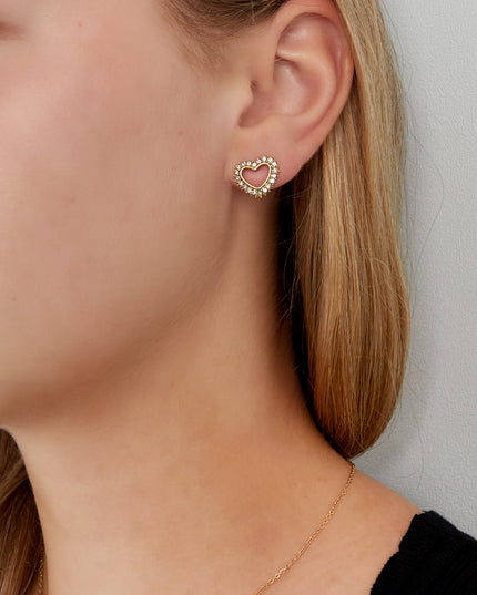 diamant hart studs