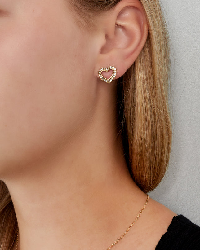 diamant hart studs