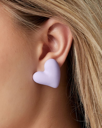 Kleurrijke liefde oorbellen