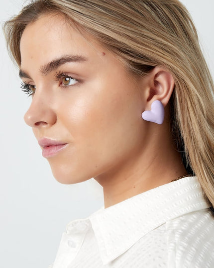 Kleurrijke liefde oorbellen