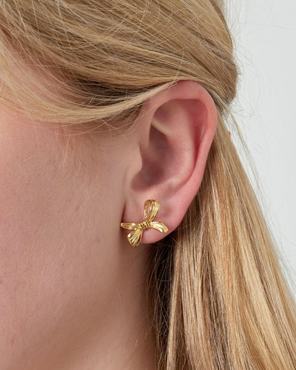 upside down strik oorbellen