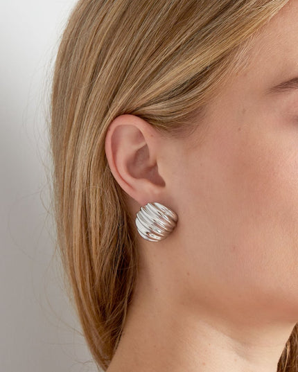 oorbellen geribbeld basic