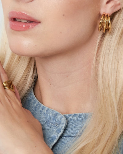 double twisted love oorbellen