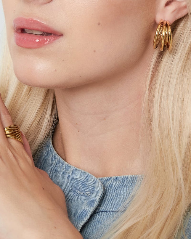 double twisted love oorbellen