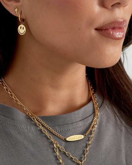 oorbellen smiley lover