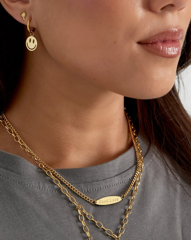 oorbellen smiley lover