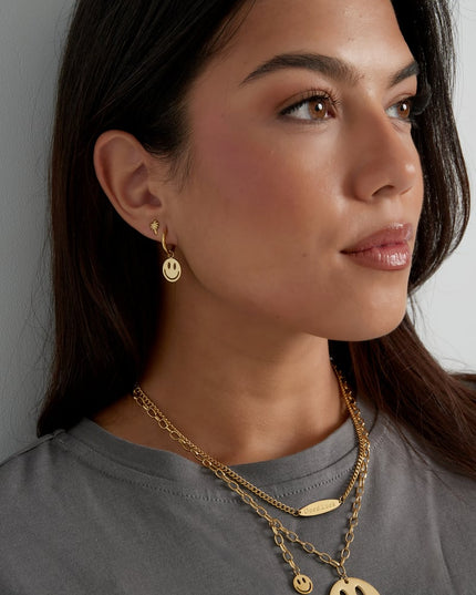 oorbellen smiley lover