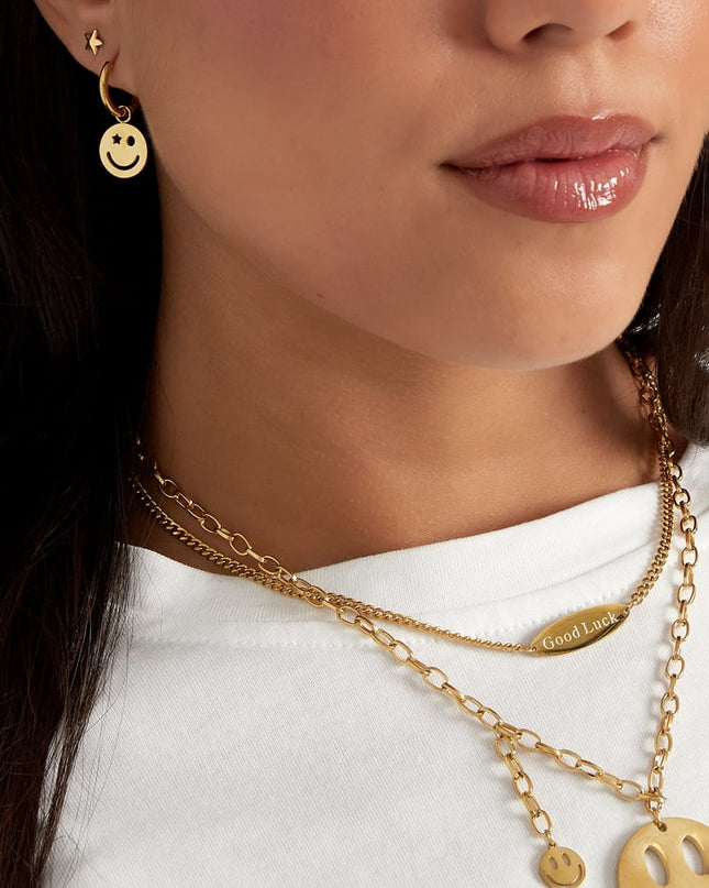 oorbellen be happy smiley