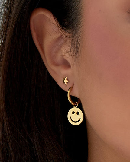 oorbellen be happy smiley