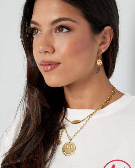 oorbellen be happy smiley