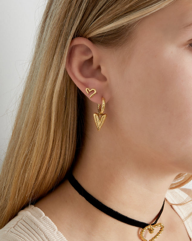 Oorbellen open your heart