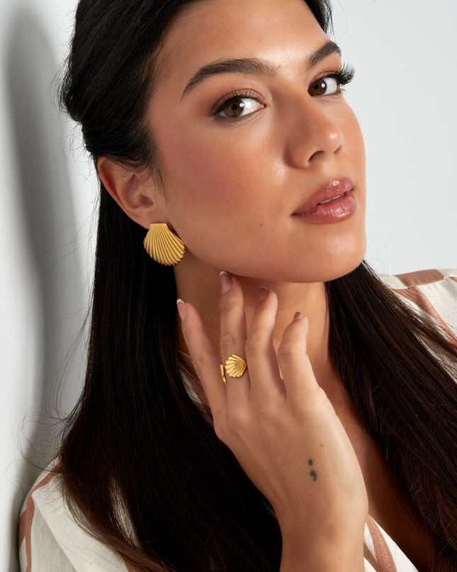 oorbellen shell statement