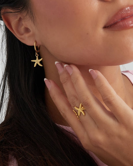 oorbellen simple starfish