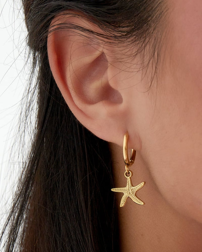 oorbellen simple starfish