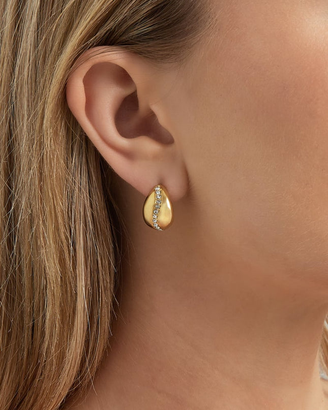 kleine druppel oorbel steentjes