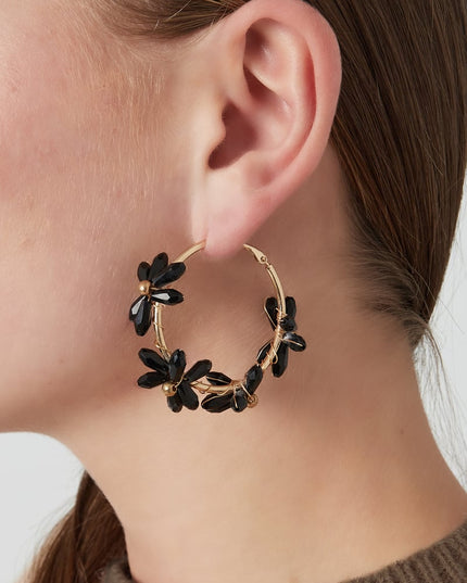 Flowering rings oorbellen