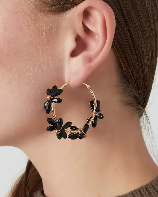 Flowering rings oorbellen