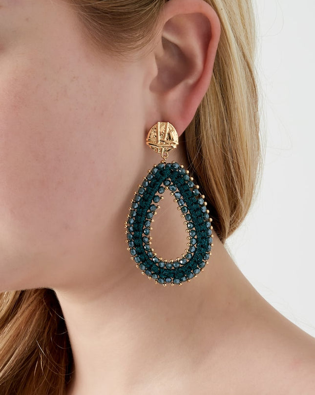 Shimmering Drop Beads oorbellen