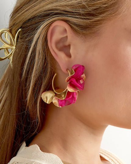 Oorbellen fall flower