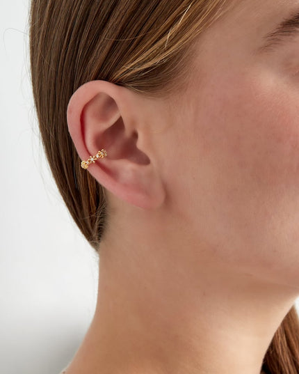 earcuff floral shine