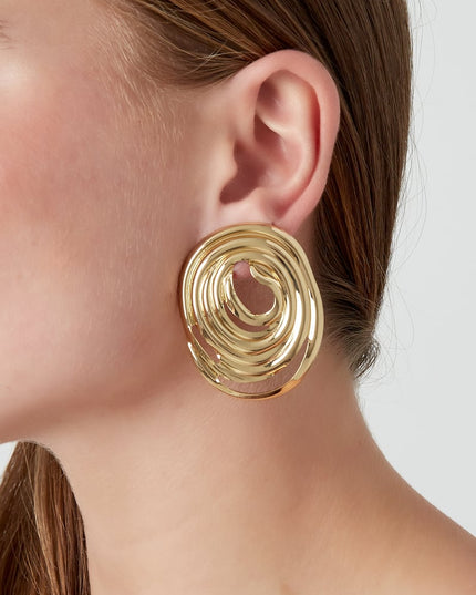 timeless loop oorbellen