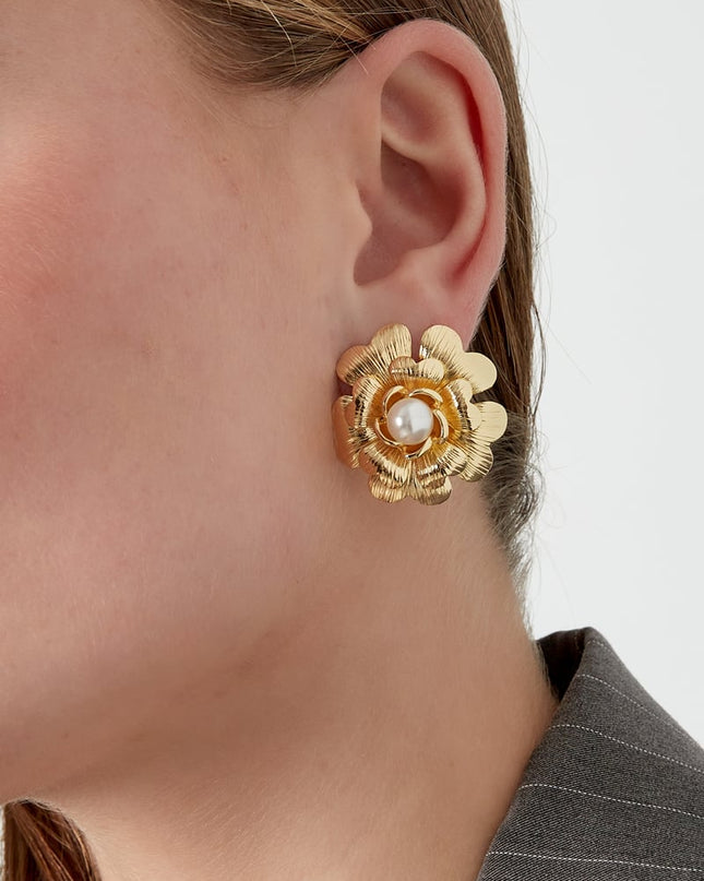 pearly bloom oorbellen