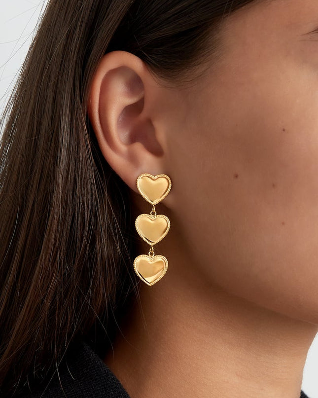 stack of hearts oorbellen