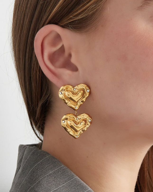 bubbly hearts oorbellen